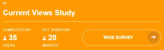 有時你會收到一封包含調查邀請的電子郵件